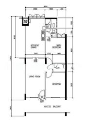 Blk 214 Bedok Town Centre (Bedok), HDB 3 Rooms #636652921